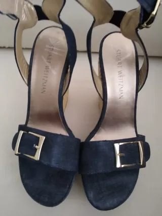 Talla 39. STUART WEITZMAN Sandalias de Cuña