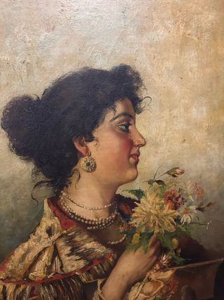 Quadro Ritratto Femminile Fine 800 126x83cm