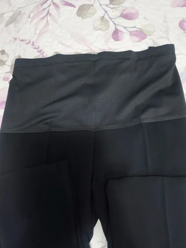 Pantalón de vestir negro premamá