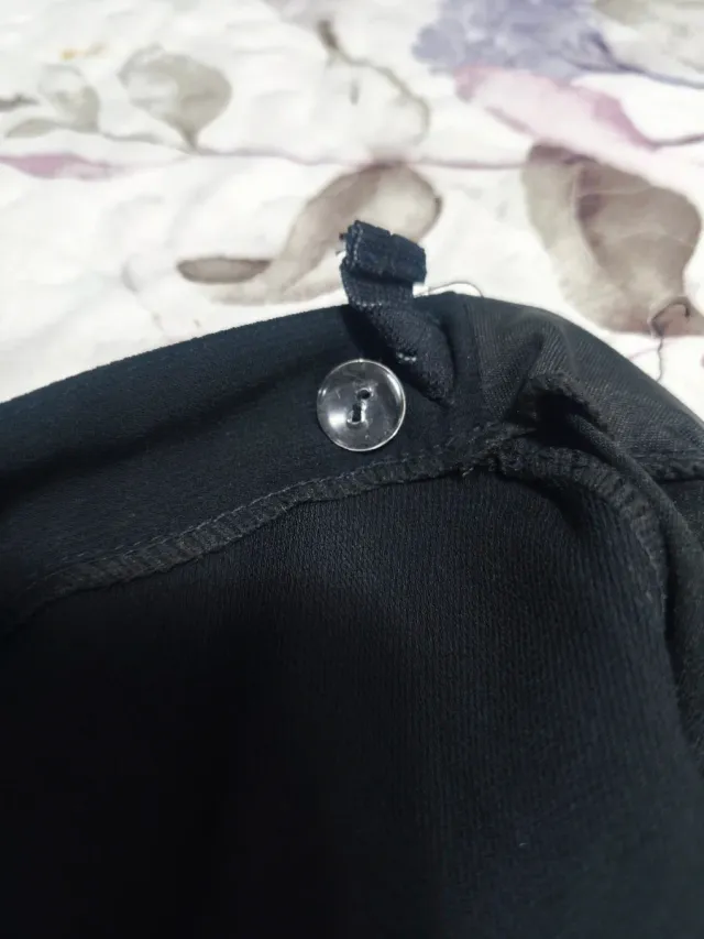 Pantalón de vestir negro premamá