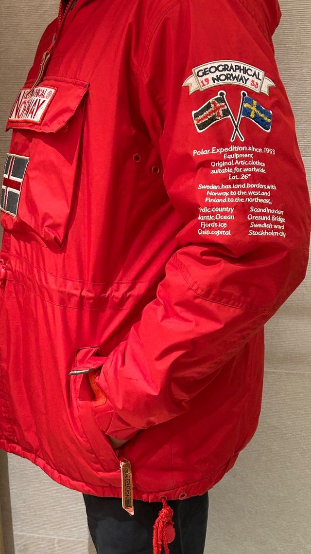 Chaqueta Geographical Norway Roja Talla L