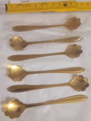 6 Cucchiaini oro