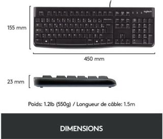 Teclado Logitech Negro
