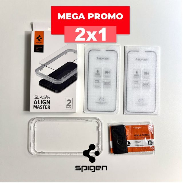 2x1 + 50% di Sconto! 2 Cristalli Temperati Spigen | iPhone