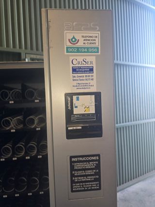 MonederoMáquina expendedora Fas Cristal