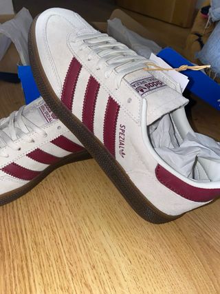 Adidas Spezial Beige/Rojo