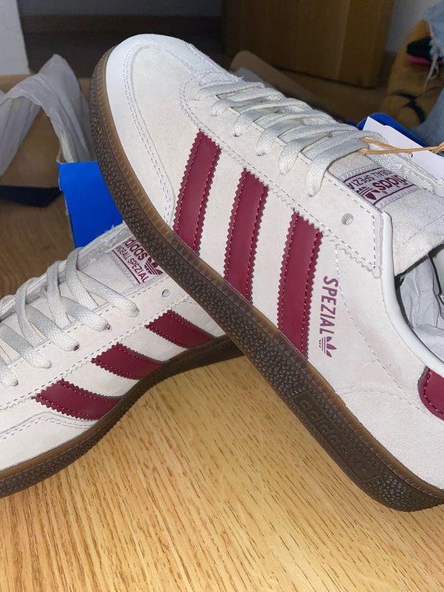 Adidas Spezial Beige/Rojo