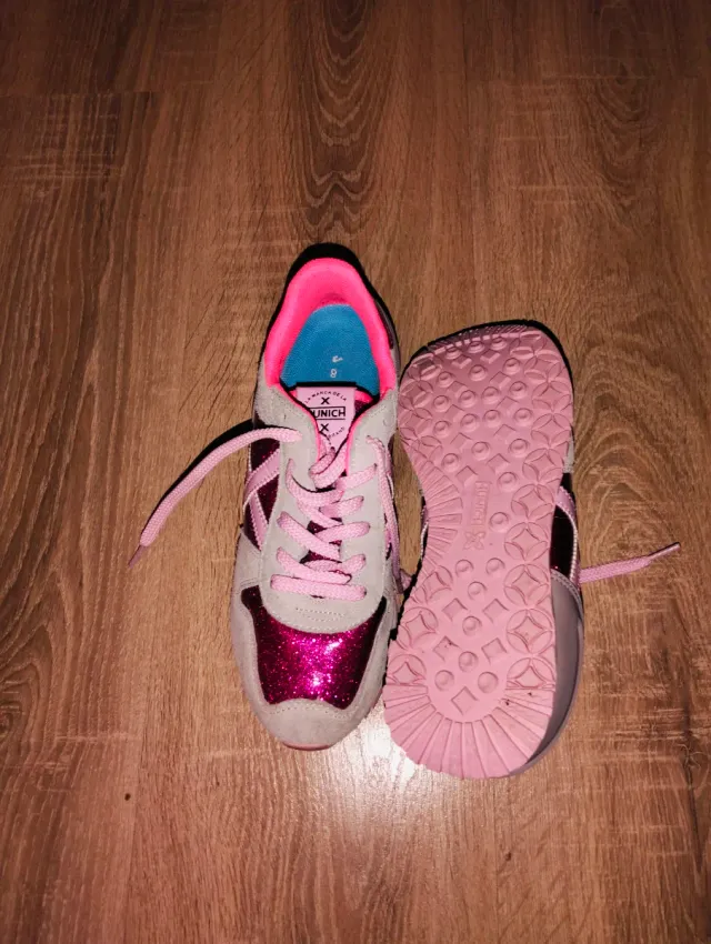 Zapatillas Munich Talla 38 Glitter Rosa