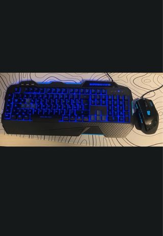 Tastiera Gaming Empire Gaming Nera e Blu