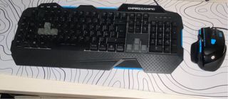 Tastiera Gaming Empire Gaming Nera e Blu