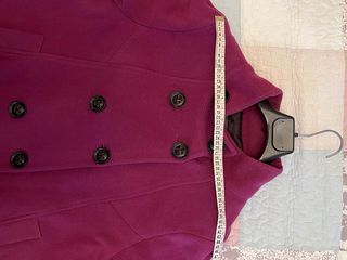 Chaqueta corta morada mujer