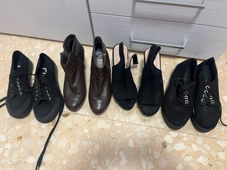 Lote de zapatos mujer