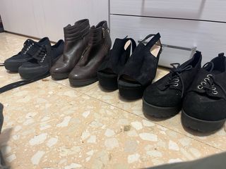 Lote de zapatos mujer