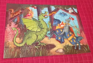 Lote 5 Puzzles Djeco 36 Piezas