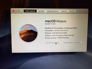 Macbook Air 13” 2015 A1466