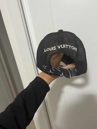 Gorra Louis Vuitton Monogram Negra y Blanca