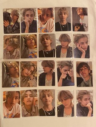 BTS Taehyung Layover Álbum Photocards