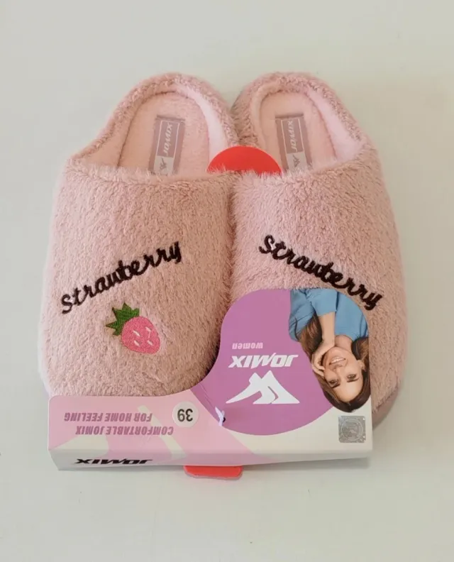 NUEVAS Pantuflas JOMIX Mujer Talla 39 Rosas