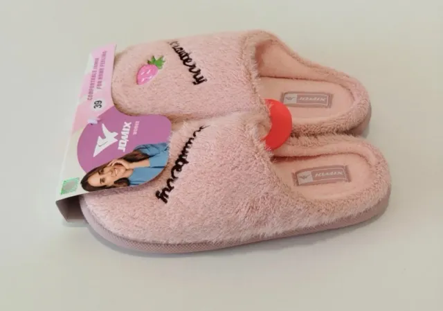 NUEVAS Pantuflas JOMIX Mujer Talla 39 Rosas