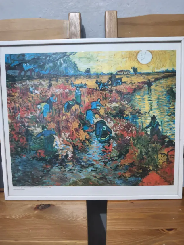 Cuadro The Red Vineyards de Van Gogh