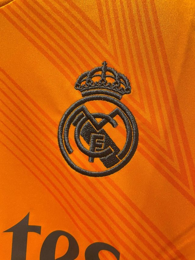 Camiseta Real Madrid Adidas Naranja Talla L