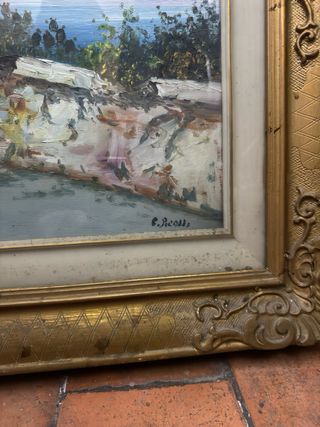 Quadro Olio su Tela Carlo Picozzi 71x90