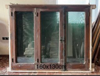 Ventana de madera 160x130cm