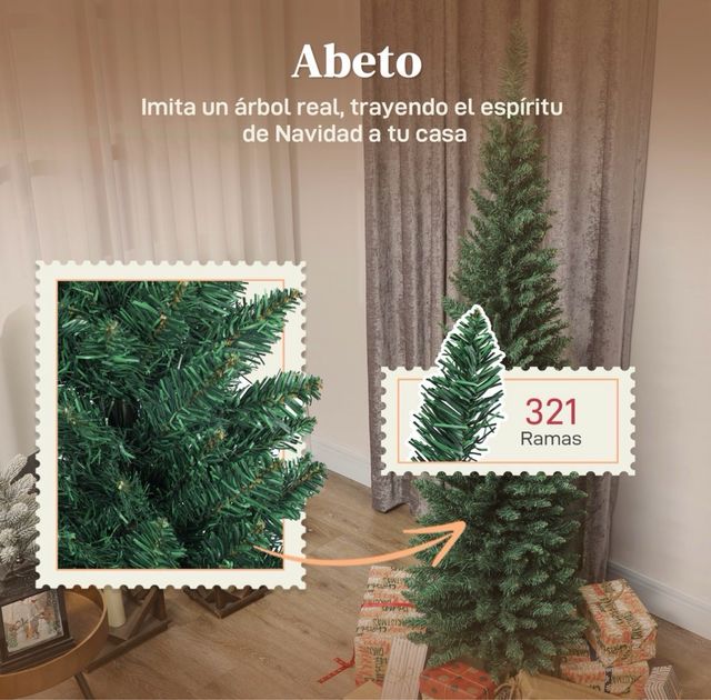 Albero di Natale Stretto 180cm