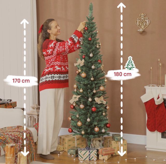 Albero di Natale Stretto 180cm