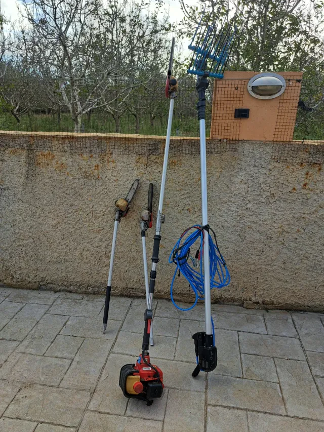 Maquinaria para olivas y motosierra telescopica