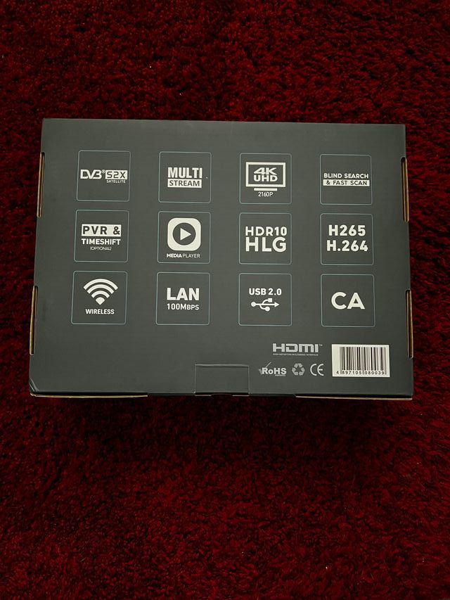 Receptor Satélite VIARK SAT 4K caducado