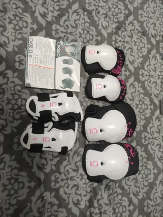 Set protecciones Oxelo 3 piezas