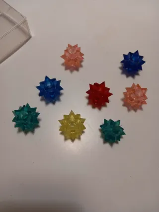 8 Addobbi Stella Natale Plastica