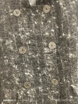 Chaqueta Zara Roja Doble Botonadura