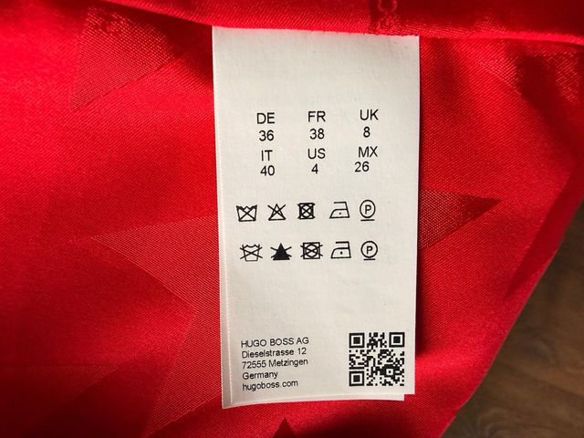 Blazer Rojo Massimo Dutti Talla 36