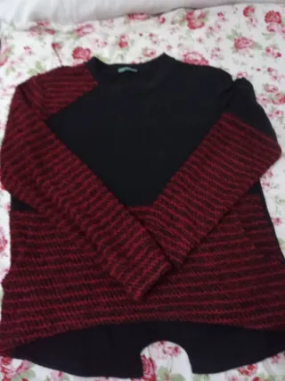 Jersey Yoel mujer negro y rojo