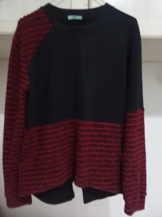 Jersey Yoel mujer negro y rojo