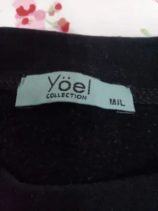 Jersey Yoel mujer negro y rojo