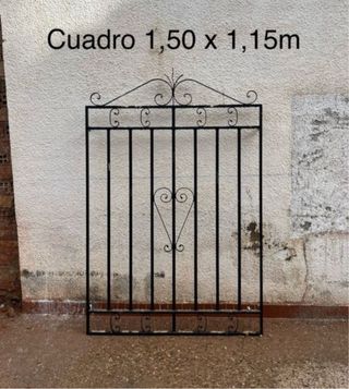 Reja metálica decorativa 1,50 x 1,15m