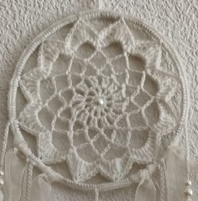 Atrapasueños mediano - blanco - 16 x 55 cm