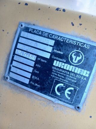 Dumper URO-MAC Amarillo 1500kg