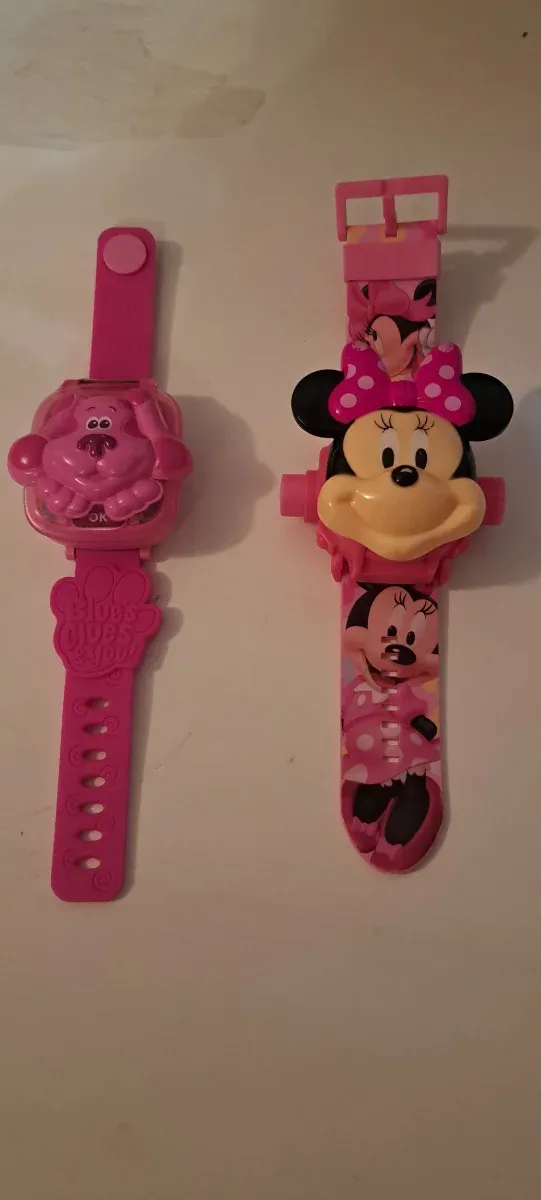 Relojes Infantiles Minnie y Bluey