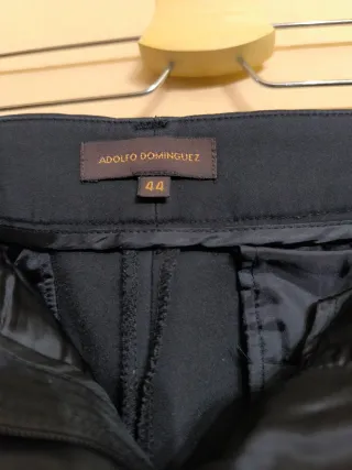 Pantalón Adolfo Domínguez Negro