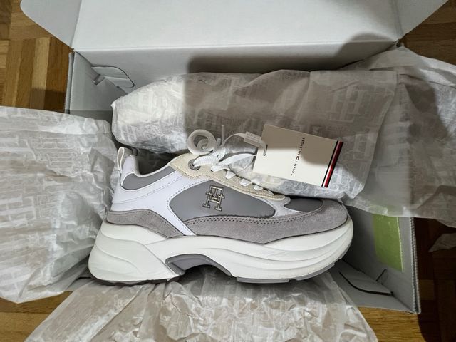 Sneakers Tommy Hilfiger Pelle Taglia 38