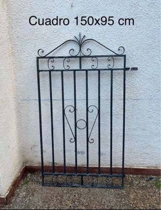 Reja metálica decorativa 150x95 cm