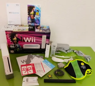 Consola Wii Blanca Edición Zumba