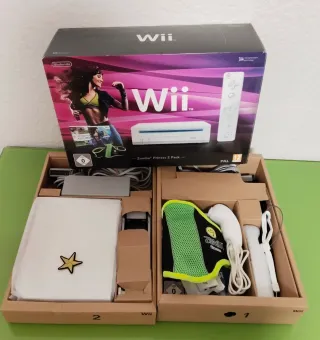 Consola Wii Blanca Edición Zumba