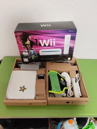 Consola Wii Blanca Edición Zumba