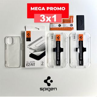 13 Mini | Cristales Spigen + Funda | iPhone