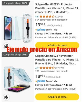 13 Mini | Cristales Spigen + Funda | iPhone